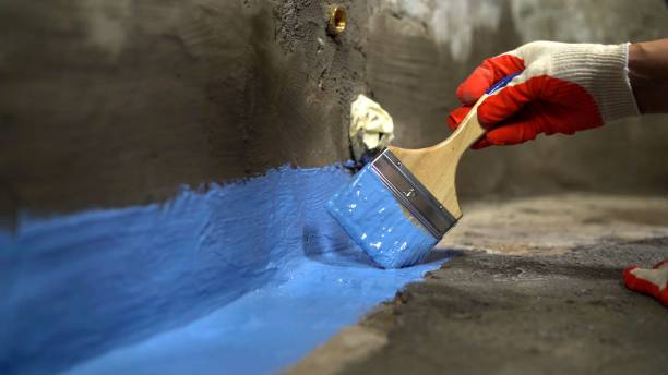 Commercial Interior Drainage System project at a Bristol, VA business property by SJ Waterproofing Pros